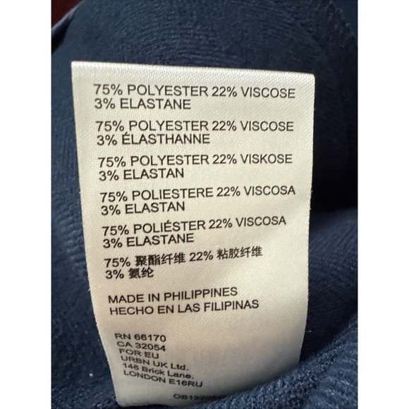 Maeve Magda Tapered Pants Anthropologie Navy Blue Ankle Size 0 - Picture 12 of 12